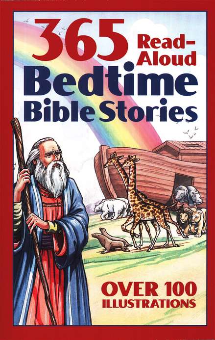 Mockup of the book: 365 Bedtime Bible Stories v1