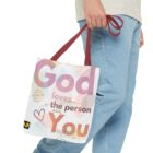 Mockup of the Christian Tote bag version 3