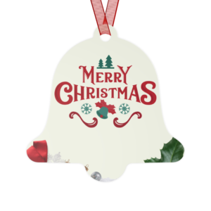 Bell Shape Inspirational Christmas Ornament — Holiday Decoration